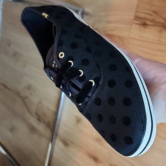🌼 NWT Keds Kate Spade black dotted sneakers - Picture 7 of 7